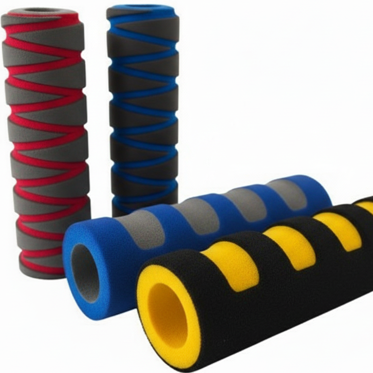 NBR發泡橡膠握把套 - 螺旋纏繞款式